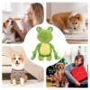 Dog Toy with Squeaker, Cartoon Rope Elephant for Puppies view 4