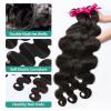 YANG11FAN Human Hair Bundles, Loose Body Wave, 8/40 Inches, 1/3/4 Bundles, Brazilian Remy Hair Extensions for Black Women (1 Piece, 16 Inches) view 2