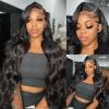 YANG11FAN Human Hair Bundles, Loose Body Wave, 8/40 Inches, 1/3/4 Bundles, Brazilian Remy Hair Extensions for Black Women (1 Piece, 16 Inches) view 4