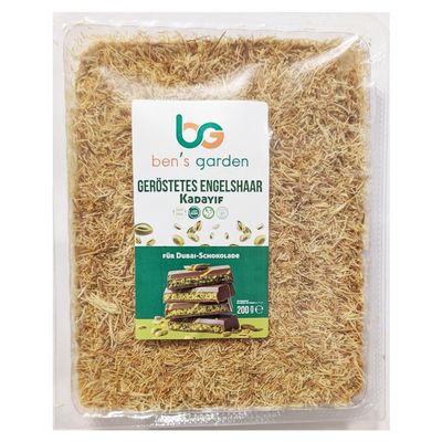 Ben's Garden Kadayif Angel Hair 200 g for Dubai-Style Chocolate
