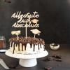 Gleevio Congratulations Graduation Cake Toppers, Wooden, 3-Piece Set view 3