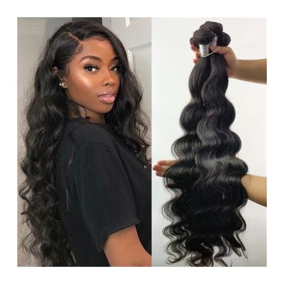 10A Body Wave Human Hair Bundles, 8–40 Inches, Natural Black, 100% Brazilian Remy Hair (1 Bundle, 10)