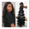 10A Body Wave Human Hair Bundles, 8–40 Inches, Natural Black, 100% Brazilian Remy Hair (1 Bundle, 10) view 1