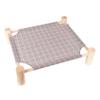 Cat Bed, Cool Summer Pet Bed, Wooden Cat Hammock, 53 x 48 cm, for Cats, Dogs, Rabbits, Kittens and Small Pets view 1