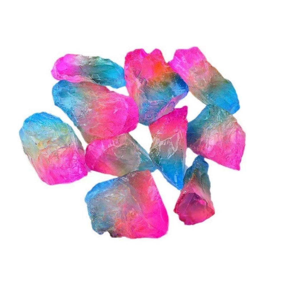 Healing Crystal Set, Edible Water Stones & DIY Gemstones, 2–3 cm, 100 g