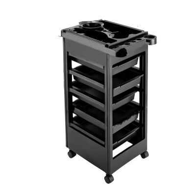 MRKU Beauty Salon Trolley with Wheels and 5 Removable Drawers