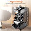 MRKU Beauty Salon Trolley with Wheels and 5 Removable Drawers view 3