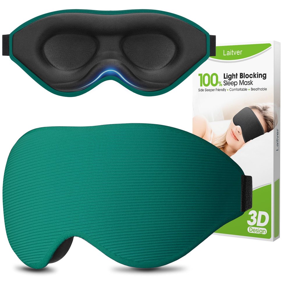 Sleep Mask for Side Sleepers, Laitver Updated Eye Mask