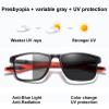 1Pc Photochromic Sunglasses Progressive Multifocal Reading Glasses view 2