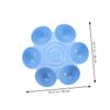 HYTROVE Flower-Shaped ABS Pet Bowl with Six Compartments view 2