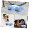 HYTROVE Flower-Shaped ABS Pet Bowl with Six Compartments view 3