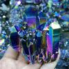 5 Pieces 50g Natural Quartz Rainbow Aura Titanium Crystal VUG Cluster Gemstone view 2