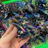 5 Pieces 50g Natural Quartz Rainbow Aura Titanium Crystal VUG Cluster Gemstone view 3