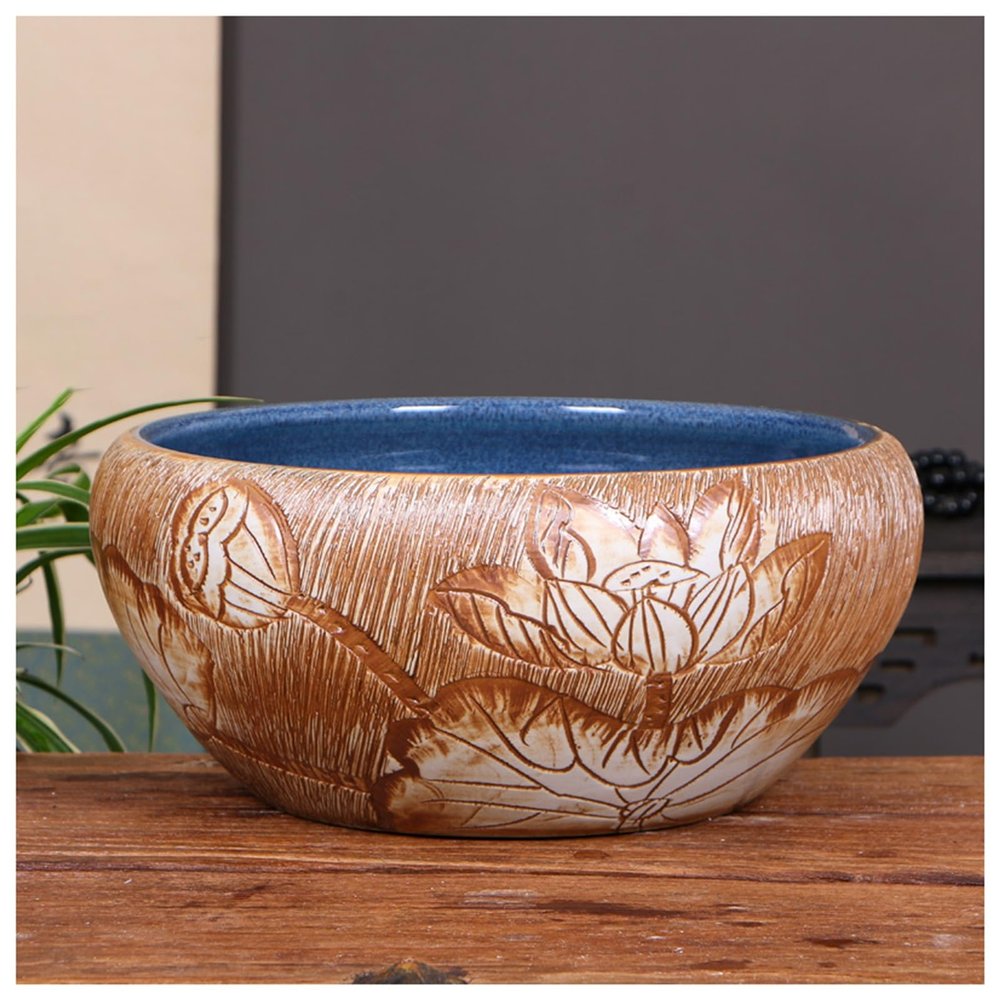 FBHappiness RedAeL Extra-Large Ceramic Aquarium: A Stunning Centerpiece for Your Interior Decor