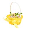 Rattan Flower Girl Basket with Handle view 1