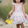Rattan Flower Girl Basket with Handle view 3