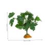 CIYODO Artificial Green Pond Plants, Heat-Resistant ABS and Resin Decoration for Reptile Terrariums view 2