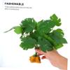 CIYODO Artificial Green Pond Plants, Heat-Resistant ABS and Resin Decoration for Reptile Terrariums view 3