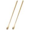 Toddmomy 2-Pack Stainless Steel Reptile Feeding Spoon view 1