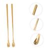 Toddmomy 2-Pack Stainless Steel Reptile Feeding Spoon view 3