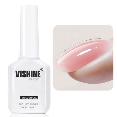 Vishine 8-in-1 Builder Gel, Jelly Rose Pink