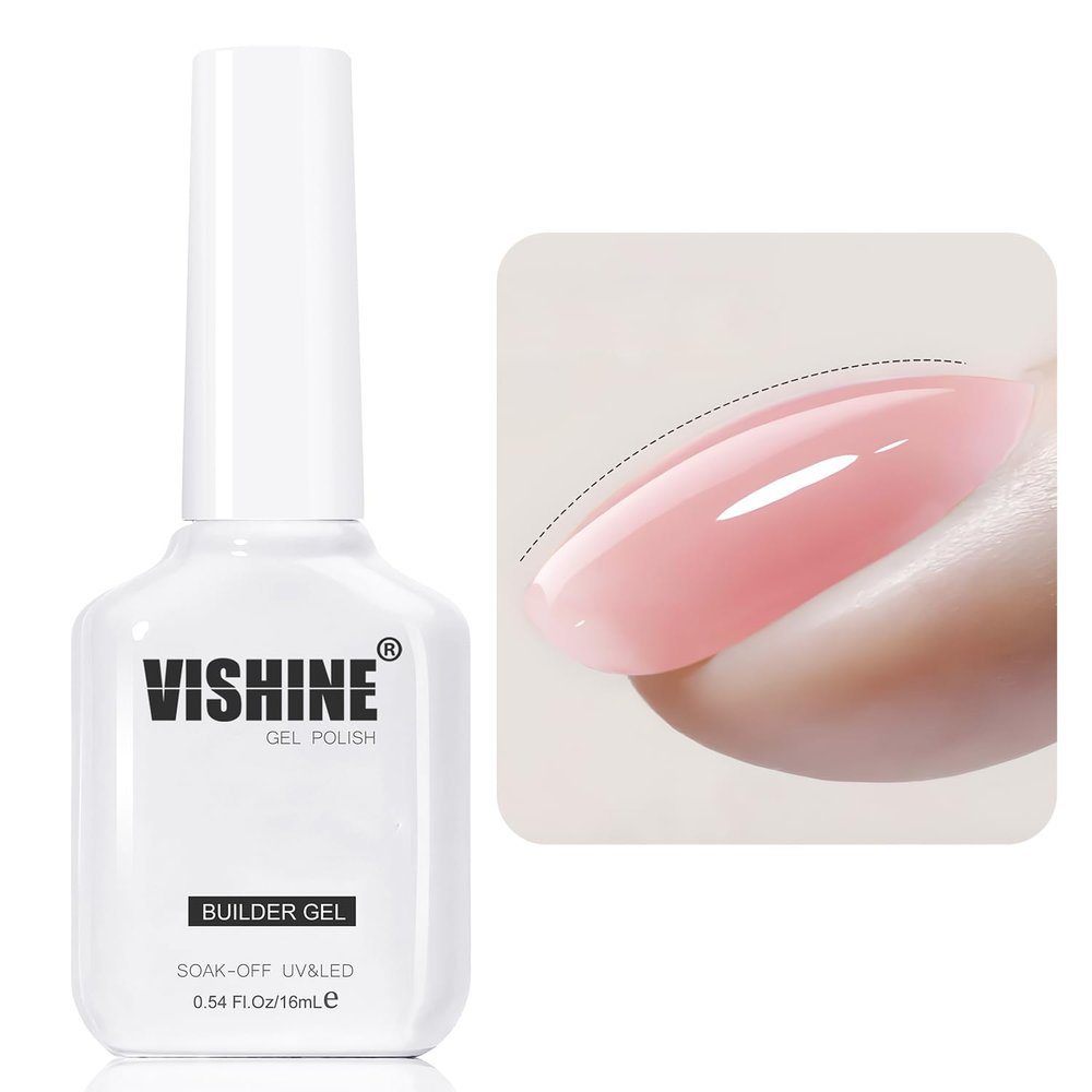 Vishine 8-in-1 Builder Gel, Jelly Rose Pink