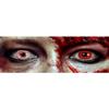 Transformation Contact Lenses – Duo Design (White & Red) – Colored 7-Day Effect Lenses, Plano view 1