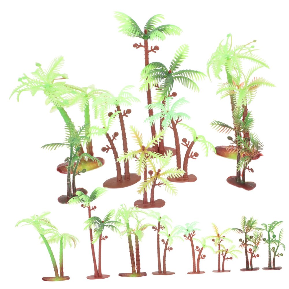 BESPORTBLE 40 Pcs Artificial Coconut Palm Trees