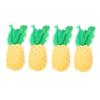 YARNOW 4-Piece Interactive Plush Pineapple Cat Toys with Catnip view 1