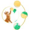 YARNOW 4-Piece Interactive Plush Pineapple Cat Toys with Catnip view 3