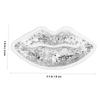 Lip-Shaped Gel Compress, 8 cm, PVC, Silver, Reusable view 2