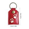 Pet Hair Memorial Keychain view 2