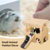 Double-Layer Wooden Hamster House with Ladder view 2