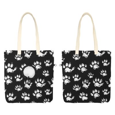 Bones Cat Dog Tracks Canvas Pet Shoulder Carrier
