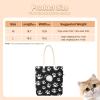 Bones Cat Dog Tracks Canvas Pet Shoulder Carrier view 2