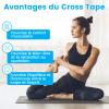 AnjoCare 154-Piece Cross Tape, Strong-Adhesive Waterproof Body Patches view 2