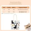 Cat Flower (10) Canvas Shoulder Carrier Bag view 2