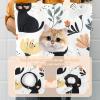 Cat Flower (10) Canvas Shoulder Carrier Bag view 3
