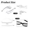 Carreneu Self-Adhesive Silicone Nose Pads for Glasses, 10 Pairs, Transparent view 2