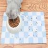 Hearda Dog Feeding Mat, Checkerboard Style view 1