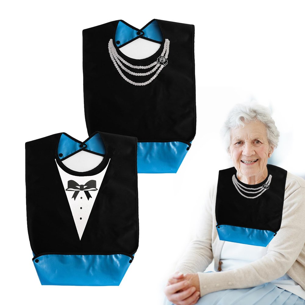 Zuzer Adult Bibs - 2 Pack