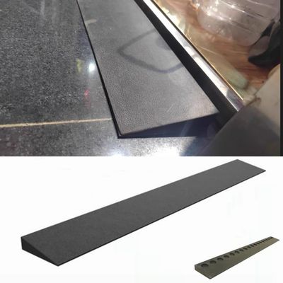 Solid Rubber Threshold Ramp, 1.2-Inch Rise, Non-Slip Wheelchair Ramp