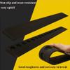 Solid Rubber Threshold Ramp, 1.2-Inch Rise, Non-Slip Wheelchair Ramp view 2