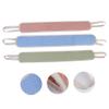 FOMIYES 3-Pack Double-Sided Thick Shower Scrubbers with Long Straps, Assorted Colors view 4