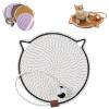Celery Pets Clawloom Dual Cat Scratching Pad, Natural Cotton Rope, White, 14 in view 1