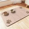 Hixingo Pet Feeding Mat - Striped (Pink, 30x50cm) view 1