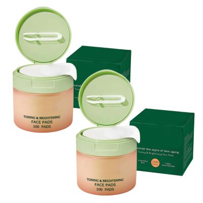 Korean Anti-Aging Toner Pads with Snail Mucin for Dark Spots and Wrinkles