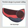 BoBoBn English-Style Wool Saddle Pad, Blue view 3