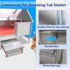 CFMAIF Professional Stainless Steel Dog Bathtub, 80 x 60 cm view 3