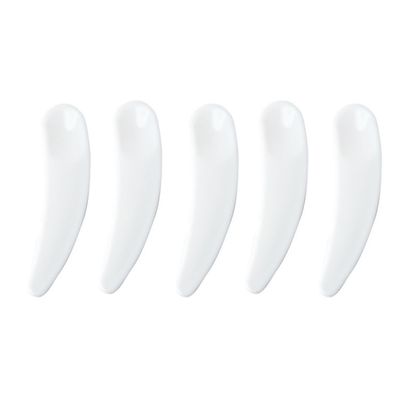 Anevous 40-Piece Cosmetic Mask Spatulas, Mini Cream Spatulas, White